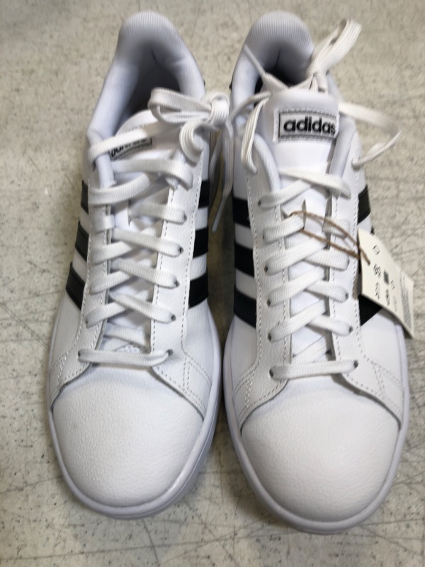 Photo 2 of adidas Men's Grand Court Sneaker 8.5 White/Black/White