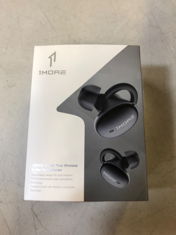 Photo 5 of 1More Stylish True Wireless Earbuds with Bluetooth, Black
USED - DIRTY - UNABLE TO TEST