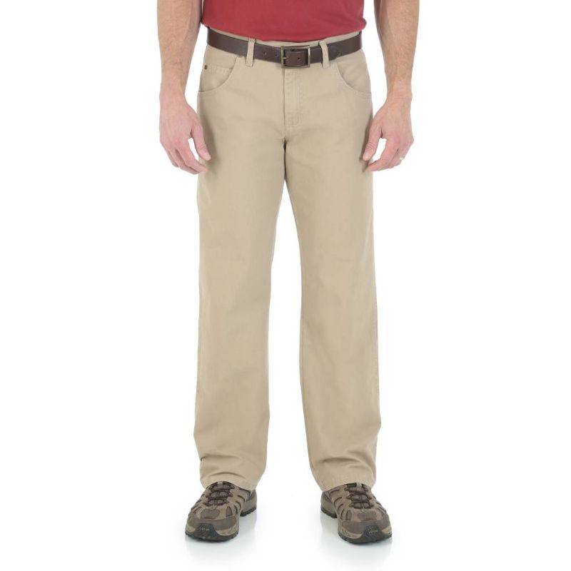 Photo 1 of WRANGLER JEAN RUGGED WEAR® RELAXED FIT STRAIGHT 40 X 34 KHAKI 