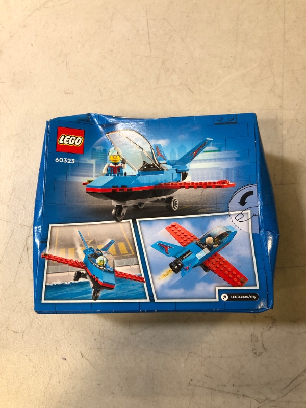 Photo 2 of LEGO City Great Vehicles Stunt Plane 60323 Building Toy Set for Kids, Boys, and Girls Ages 5+ (59 Pieces)
NEW - SEALED - DAMAGED BOX