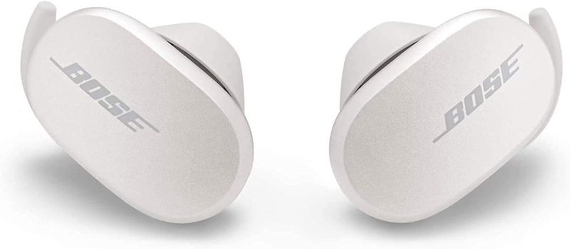Photo 1 of Bose QuietComfort Noise Cancelling Earbuds – True Wireless Earphones with Voice Control, White
