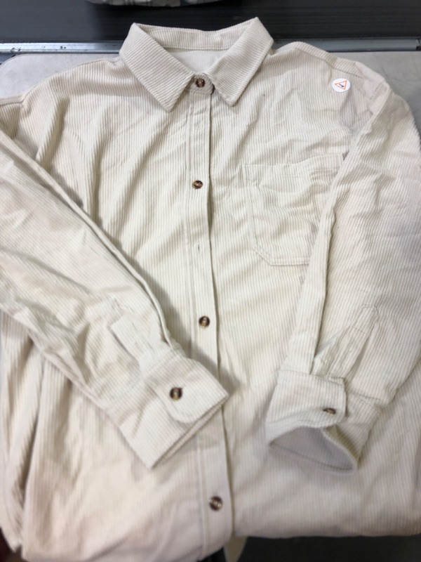 Photo 1 of medium beige button up