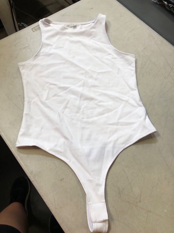 Photo 1 of womens white bodysuit size small