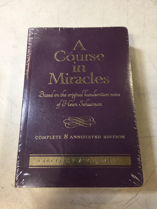 Photo 2 of A Course in Miracles: Based On The Original Handwritten Notes Of Helen Schucman--Complete & Annotated Edition
