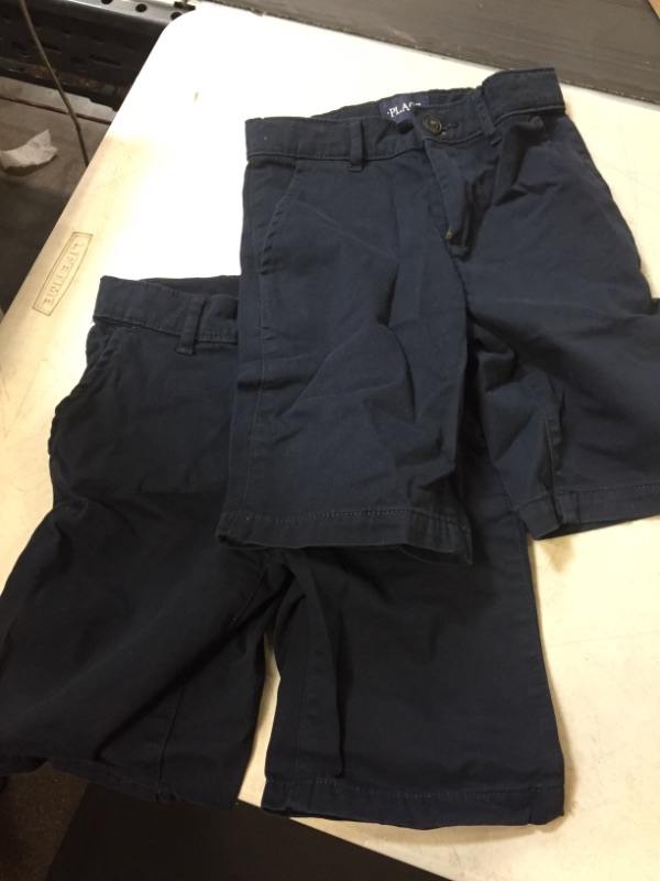 Photo 1 of 2 PCS CHILDREN'S PANTS SIZE 7 NAVY