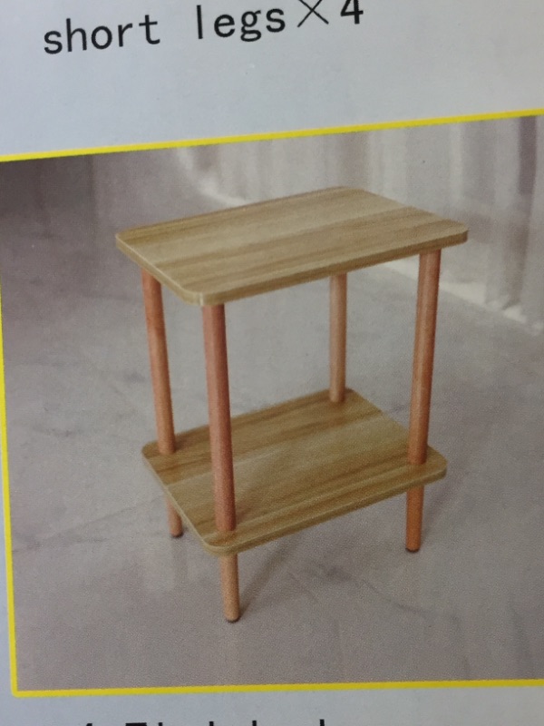 Photo 1 of 2 TIER END TABLE 
MISISING 2 LEGS