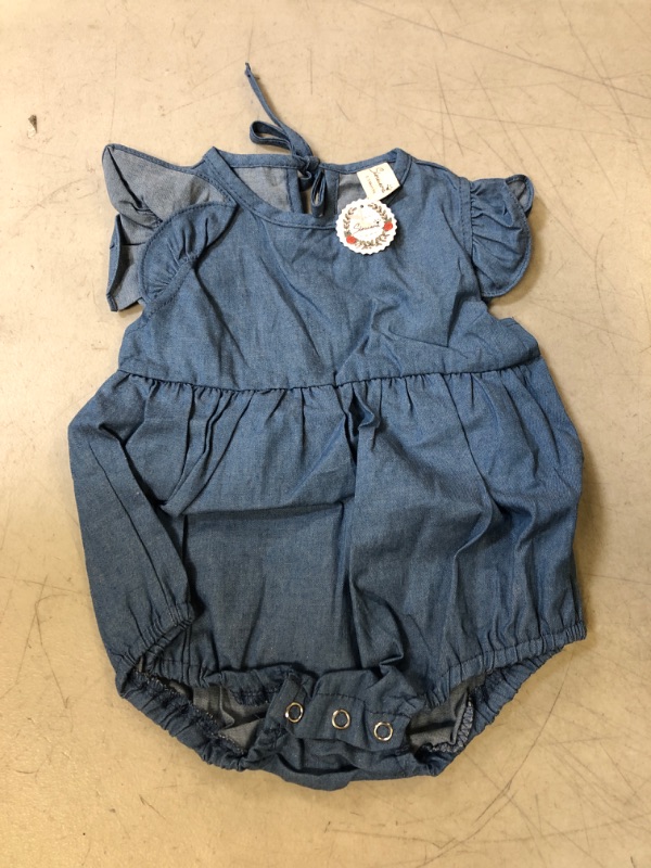 Photo 1 of 0-3 MONTHS BABY DENIM OUTFIT