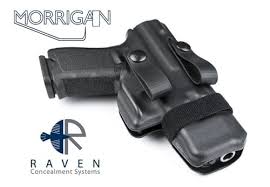 Photo 1 of Raven Concealment Morrigan Holster G19 W/XC1 Light Compatible Fully Ambidextrous in Black 