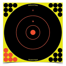 Photo 1 of Birchwood Casey Shoot-N-C 12in Bulls-Eye Target - 12 Targets