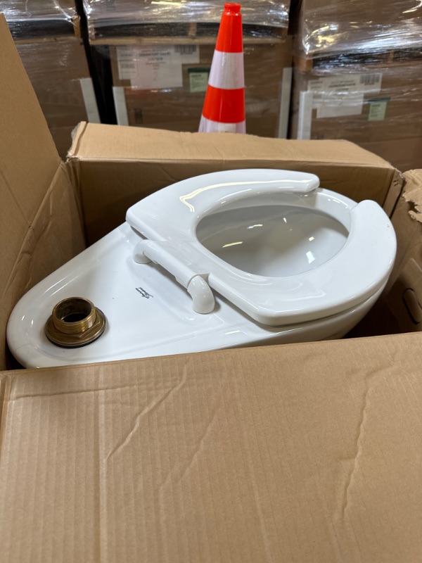 Photo 2 of American Standard 3641.001.020 Right Width Right Height Flush Valve Elongated Bowl, White