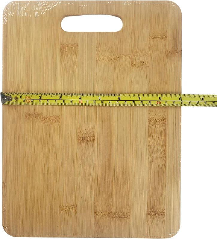 Photo 1 of 12x9" Plain Rectangular Blank Bamboo Cutting Board