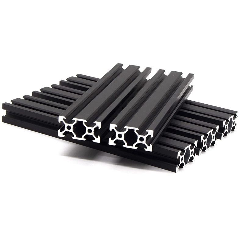 Photo 1 of 5PCS V Slot 2040 Aluminum Extrusion European Standard 2000mm(78.6’’) Length Anodized Extruded Aluminum for CNC DIY 3D Printer and Industrial Bracket Making
