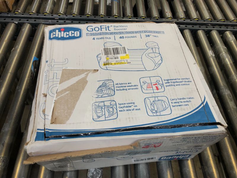 Photo 1 of Chicco GoFit Backless Booster Car Seat, Shark (Grey)