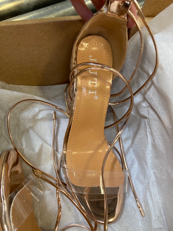 Photo 2 of juti rose gold heels size 36