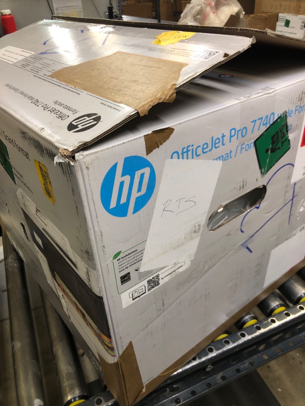 Photo 5 of HP OfficeJet Pro 7740 Wide Format All-in-One Color Printer with Wireless Printing, Works with Alexa (G5J38A), White/Black