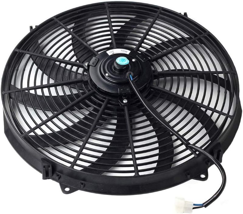Photo 1 of 
16" Black Electric Radiator Cooling Fan Wide 