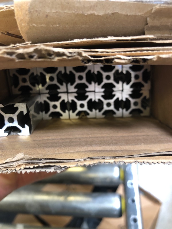 Photo 1 of 10PCSV Slot 2020 Aluminum Extrusion European Standard 700mm(27.5’’) Length Anodized Linear Rail for CNC DIY 3D Printer and Industrial Bracket Making 700mm(27.5'') 2020 V Slot Black