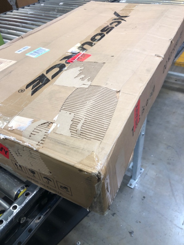 Photo 1 of XCSOURCE Wood Rocking Chair Outdoor, Rocking Bench Outdoor with Paper Storage Bag, Rocking Patio Chair for 2 Persons, Porch Bench, Rocker Chair for Porch (Orange)