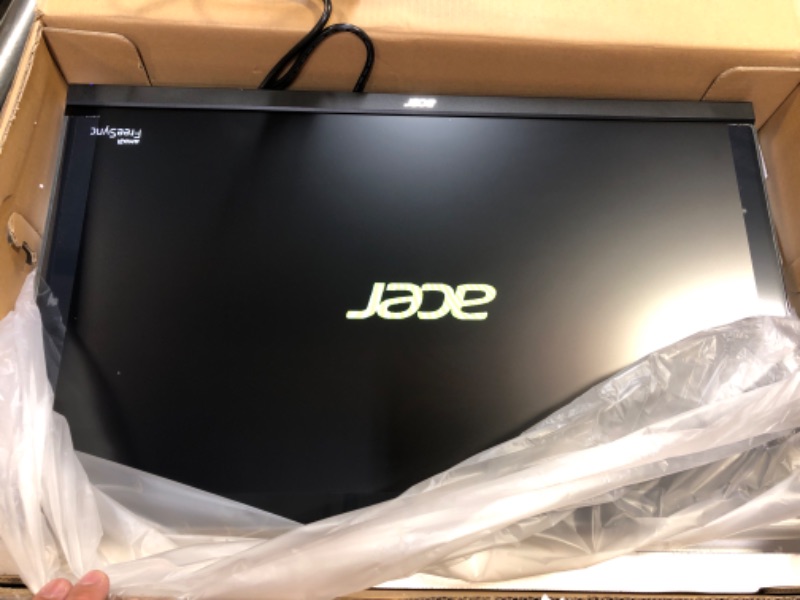 Photo 2 of Acer 27.0” 1920 x 1080 VA Zero-Frame Office Home Computer Monitor - AMD FreeSync - 75Hz Refresh - 1ms VRB - Low Blue Light Filter - Tilt and VESA Compatible - HDMI Port 1.4 & VGA Port KB272HL Hbi
