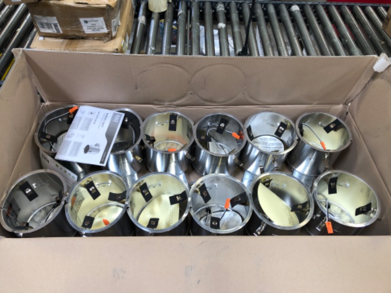 Photo 2 of Sunco Lighting 12 Pack Can Lights for Ceiling 6 Inch Remodel Recessed Lighting Housing, 120-277V, TP24 Connector Included, Air Tight Can, Easy Install, IC Rated, UL & Title 24 Compliant