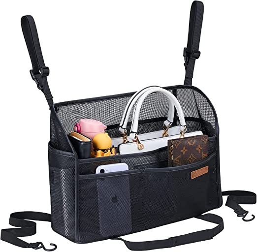 Photo 1 of  Car Net Pocket Handbag Holder Between Seats Back Storage Organizer Purse Holder