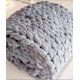 Photo 1 of  Blanket Throw Soft Chenille Yarn Knitted Blanket Machine Washable Crochet