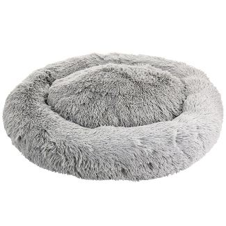 Photo 1 of  Bow Wow Buddy 30 Inch Medium Pet Bed in Shaggy Grey