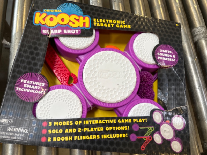 Photo 2 of Koosh Sharp Shot — Interactive Target — 3 Games to Play — Play with Friends or Against Target's AI — for Ages 6+