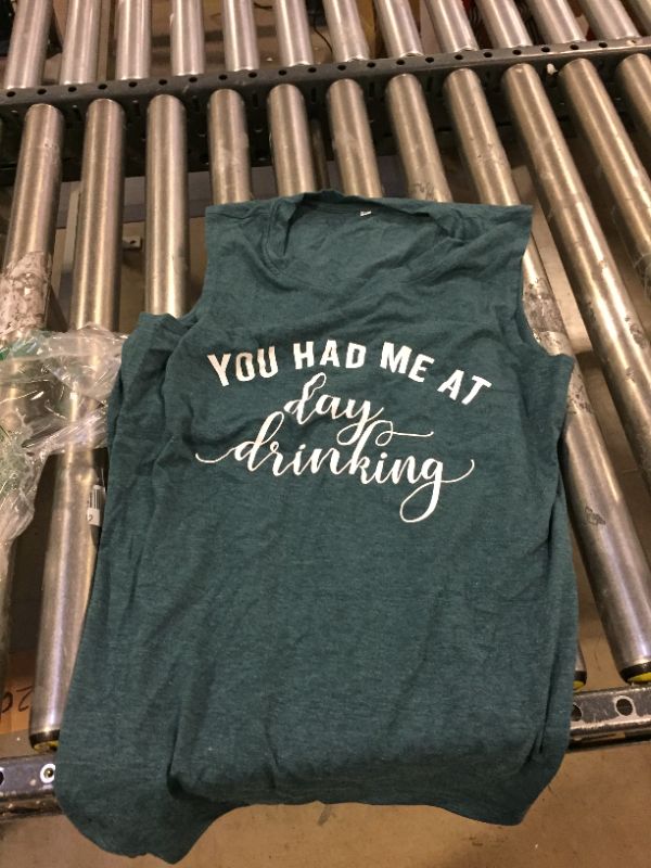 Photo 1 of "You had me at day drinking" Tank Top, Medium