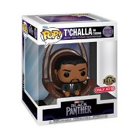 Photo 1 of Funko POP! Deluxe: Black Panther - T'Challa on the Throne (Target Exclusive) -- minor damage to the bottom of the box 

