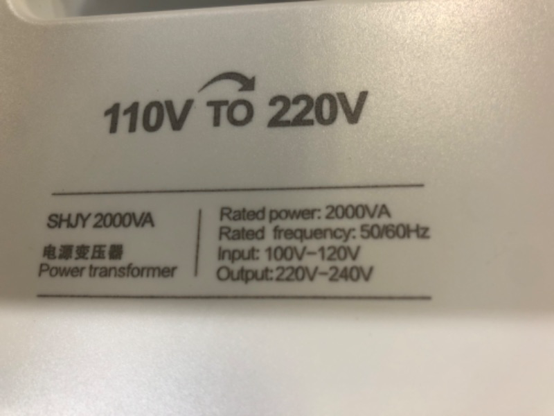 Photo 4 of Shunhong 3000w step down transformer 220v to 110v 230v voltage converter 220 110 annular copper power 240 100