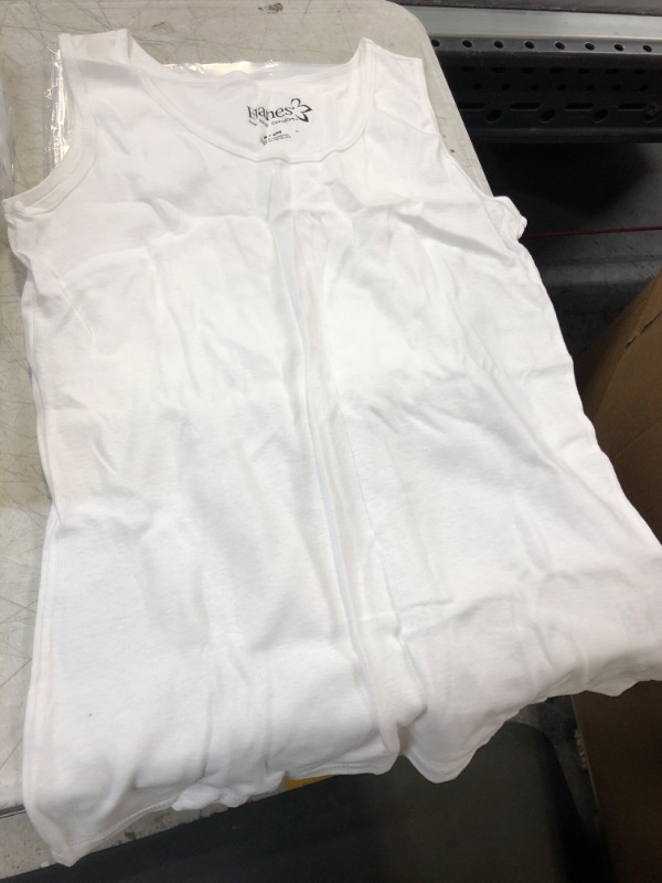 Photo 2 of  Women's Cotton Tank SIZE Small White