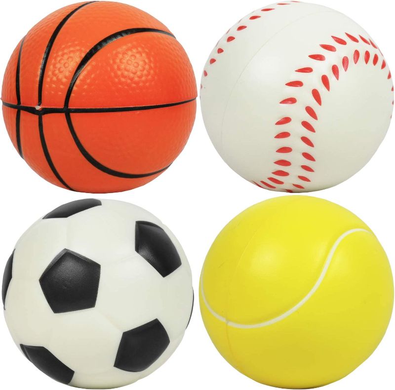 Photo 1 of Kiddie Play Set of 4 Balls for Toddlers 1-3 Years 4" Soft Soccer Ball for Kids
