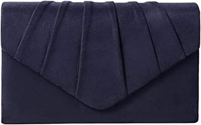 Photo 1 of BBjinronjy Clutch Purses for Women Evening Clutch Bag Women's Evening Bag with Detachable Chain for Wedding Prom Faux Suede

