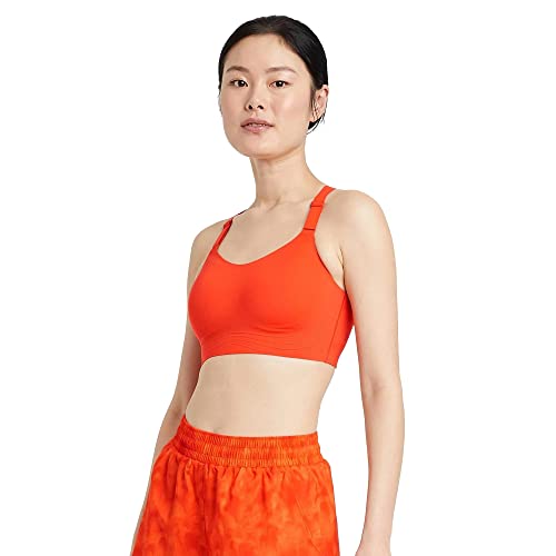 Photo 1 of All in Motion Women's High Support Embossed Racerback Run Bra - (XS Vibrant Orange)
