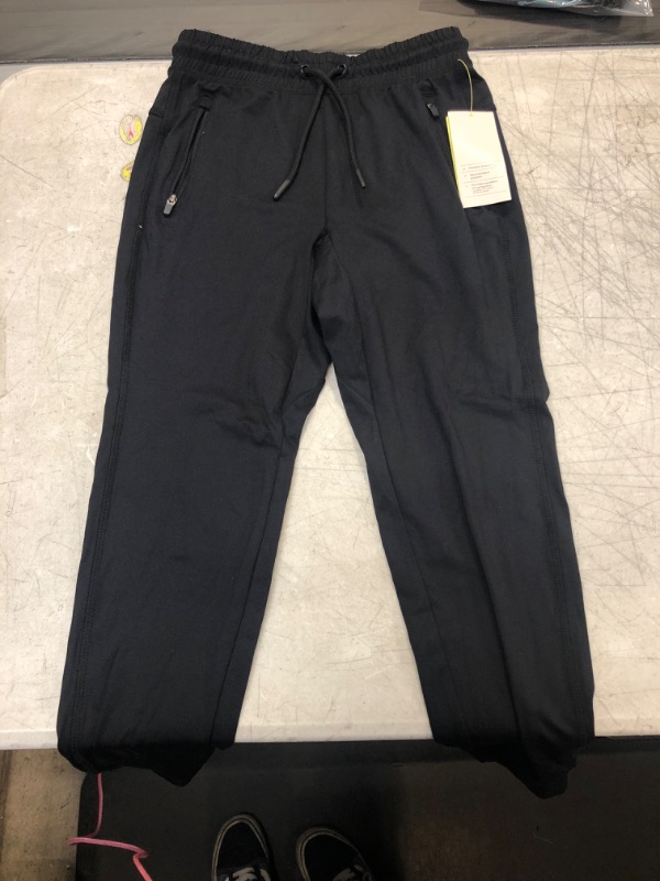 Photo 2 of All in Motion™ Boys Mid-Rise Pull-on Drawstring Jogger Pants Black S