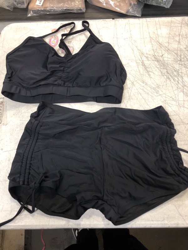 Photo 1 of 2 Piece Black Swimsuit L 