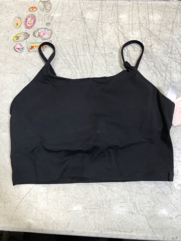 Photo 1 of BLACK CROP TOP SIZE 12