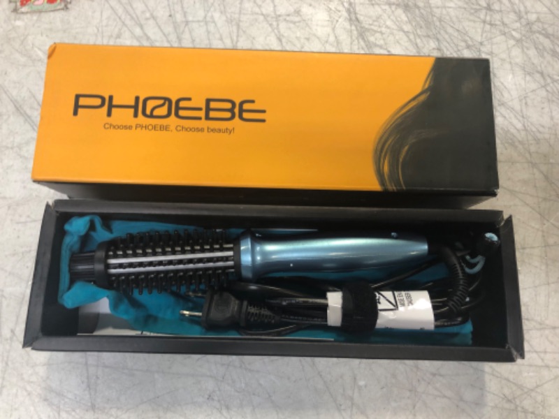 Photo 2 of Mini Curling Iron PHOEBE Hair Brush for Travel, 3/4 Inch Dual Voltage Ceramic Tourmaline Ionic Hot Curler Brush 