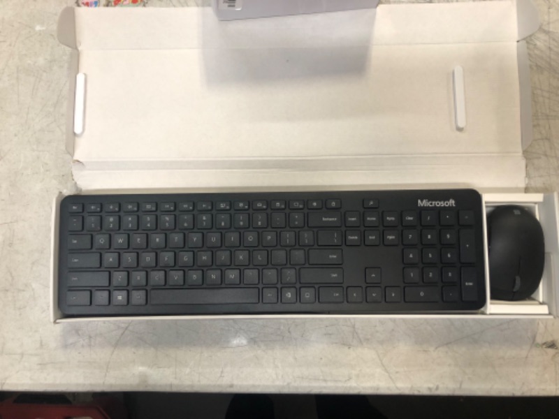 Photo 1 of Microsoft Wireless Bluetooth Keyboard and Mouse Desktop Set