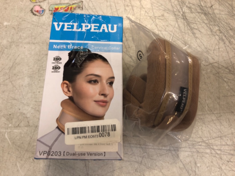 Photo 2 of VELPEAU Neck Brace -Foam Cervical Collar - Soft Neck Support 