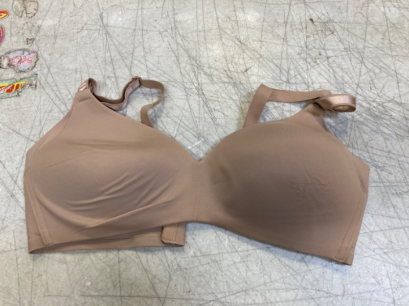 Photo 2 of 36C - Warner's Women's No Side Effects Underarm-Smoothing Comfort Wireless Lightly Lined T-Shirt Bra 1056 36C Toasted Almond