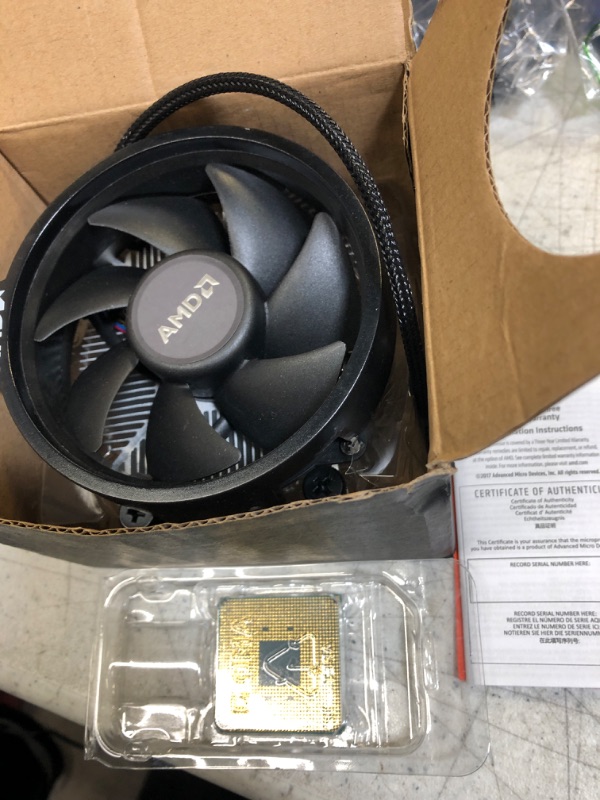 Photo 2 of AMD Ryzen 5 2400G Processor with Radeon RX Vega 11 Graphics - YD2400C5FBBOX