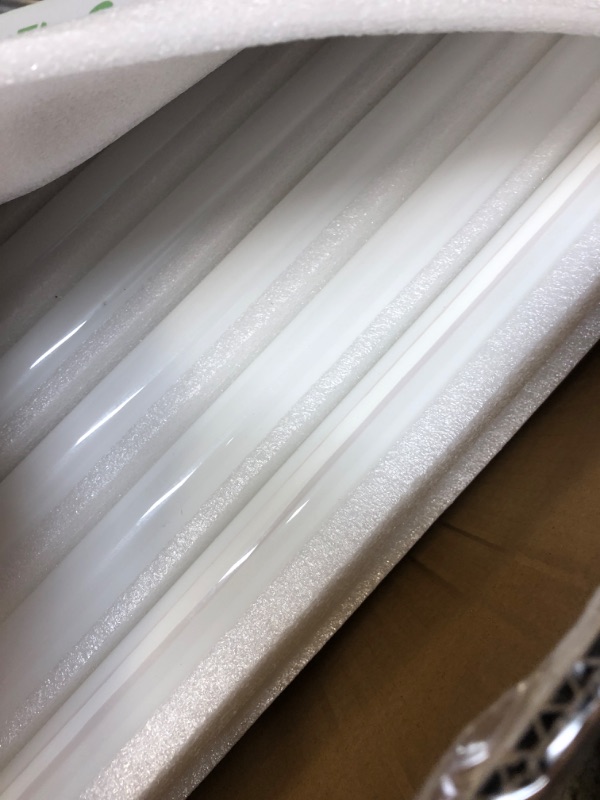 Photo 1 of 20 Pack 4FT LED T8 Hybrid Type A+B Light Tube, 18W, Plug & Play or Ballast Bypass, Single-Ended OR Double-Ended, 5000K, 2400lm, Frosted Cover, T8 T10 T12 for G13, , 120-277V, UL Listed 4 Ft | 5000k