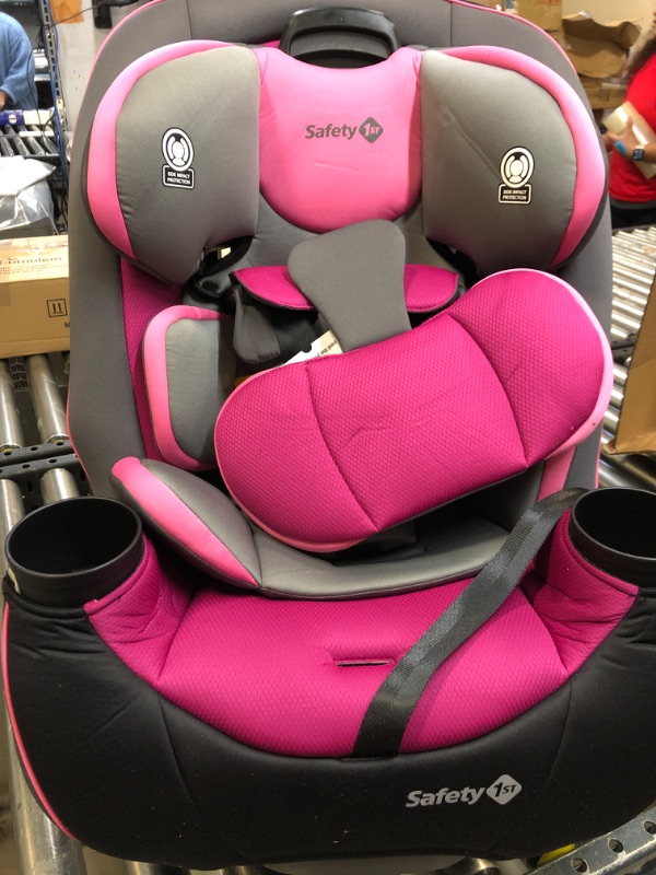 Photo 2 of Safety 1st Crosstown All-in-One Convertible Car Seat, Rear-Facing 5-40 pounds, Forward-Facing 22-65 pounds, and Belt-Positioning Booster 40-100 pounds, Tickled Pink