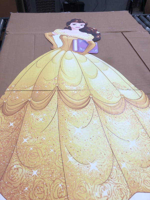 Photo 2 of Advanced Graphics Belle Life Size Cardboard Cutout Standup - Disney Princess Friendship Adventures