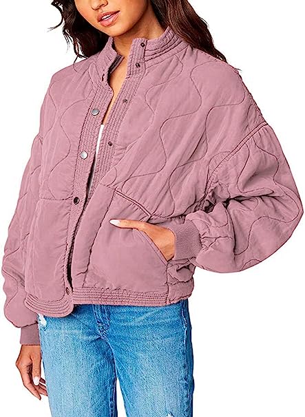 Photo 1 of [BLANKNYC] Womens Luxury Clothing Tencel Drop Shoulder Quilted Jacket LARGE
