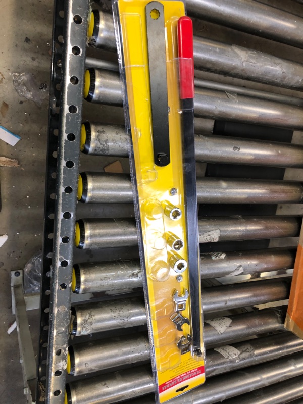 Photo 2 of Alltooetools 8PCS Universal 3/8" 1/2" Drive Serpentine Belt Adjust Tightener Wrench Tool Kit