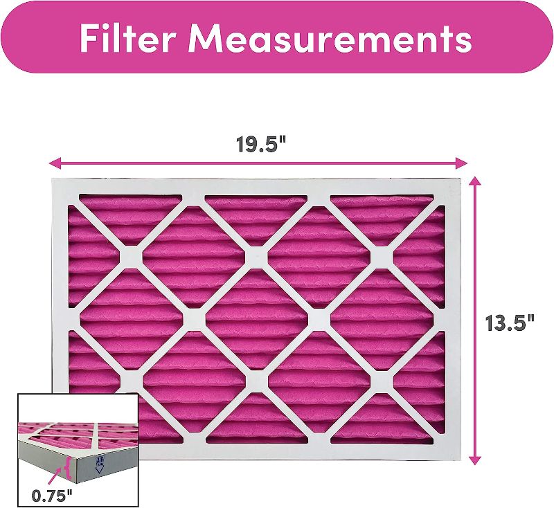 Photo 1 of 14x20x1 Air Filter by Colorfil | Color Changing Filters Designed for Cat and Dog Odor | MERV 8 Filter | Air FIlter 14x20x1 | Air Conditioner Filter | HVAC Filter for Pet Hair | 14x20 Air Filter
