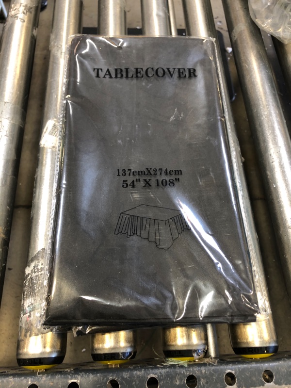 Photo 1 of 5 pack of 54x108 plastic tablecloths